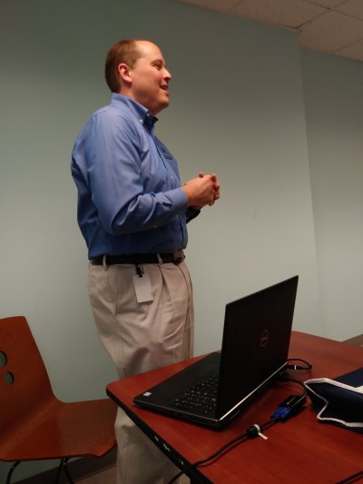 COR communications director Greg Sowell at Nov 6 RHGS meeting
